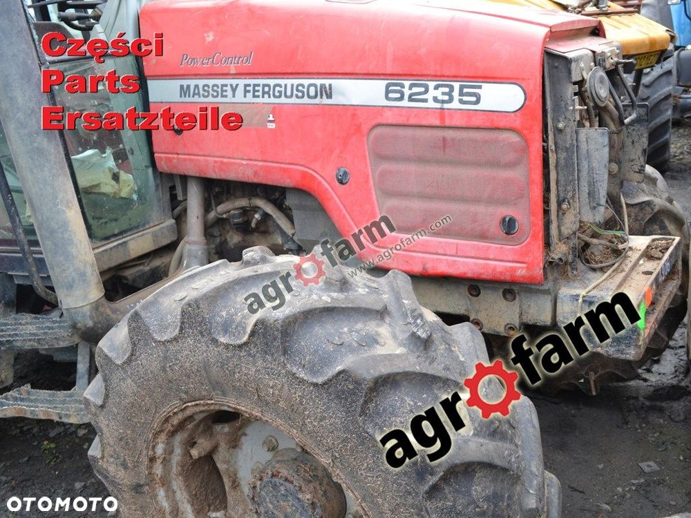 Massey Ferguson 6235 części, skrzynia biegów, oś - 3