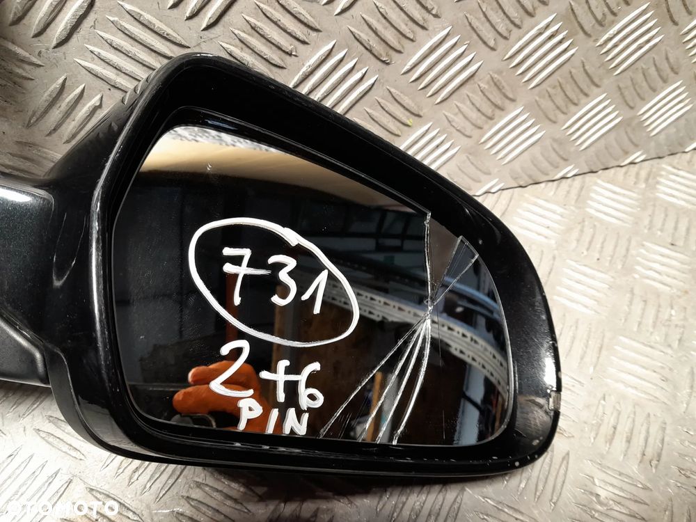 AUDI A4 B8 LIFT LUSTERKO LEWE PRZEDNIE LEWY PRZÓD UK 2+6 PIN KOLOR: LZ9Y - 9