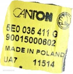skoda octavia iii głośnik drzwi tył tylny 5e0035411g - 2