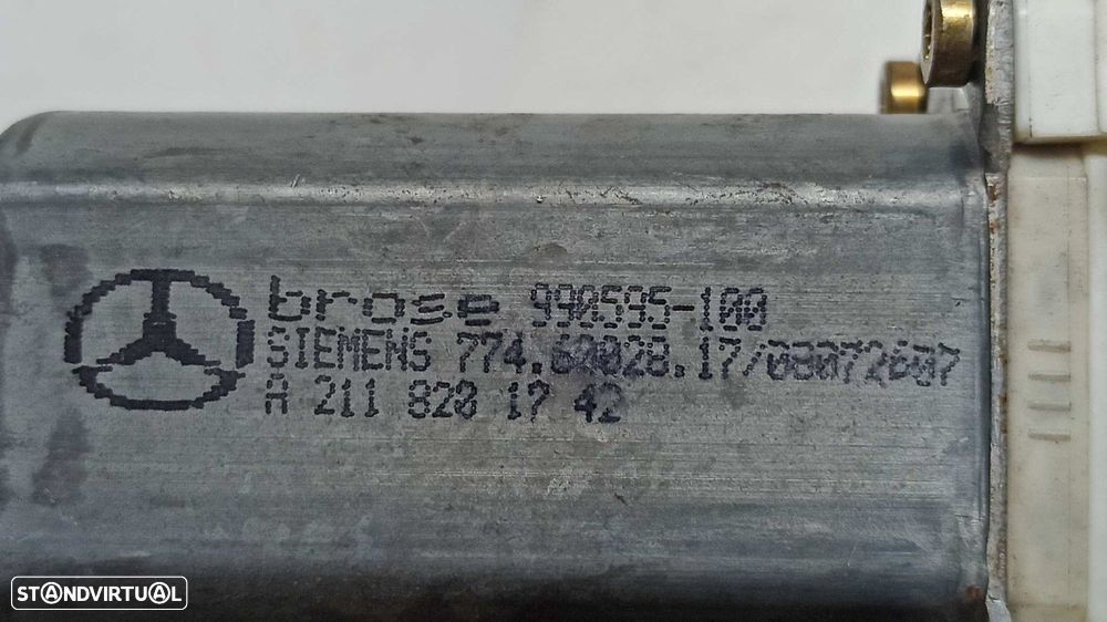 MOTOR ELEVADOR FRENTE DIREITO MERCEDES CLASE C (W203) SPORTCOUPE C 200 COMPRESSO... - 2