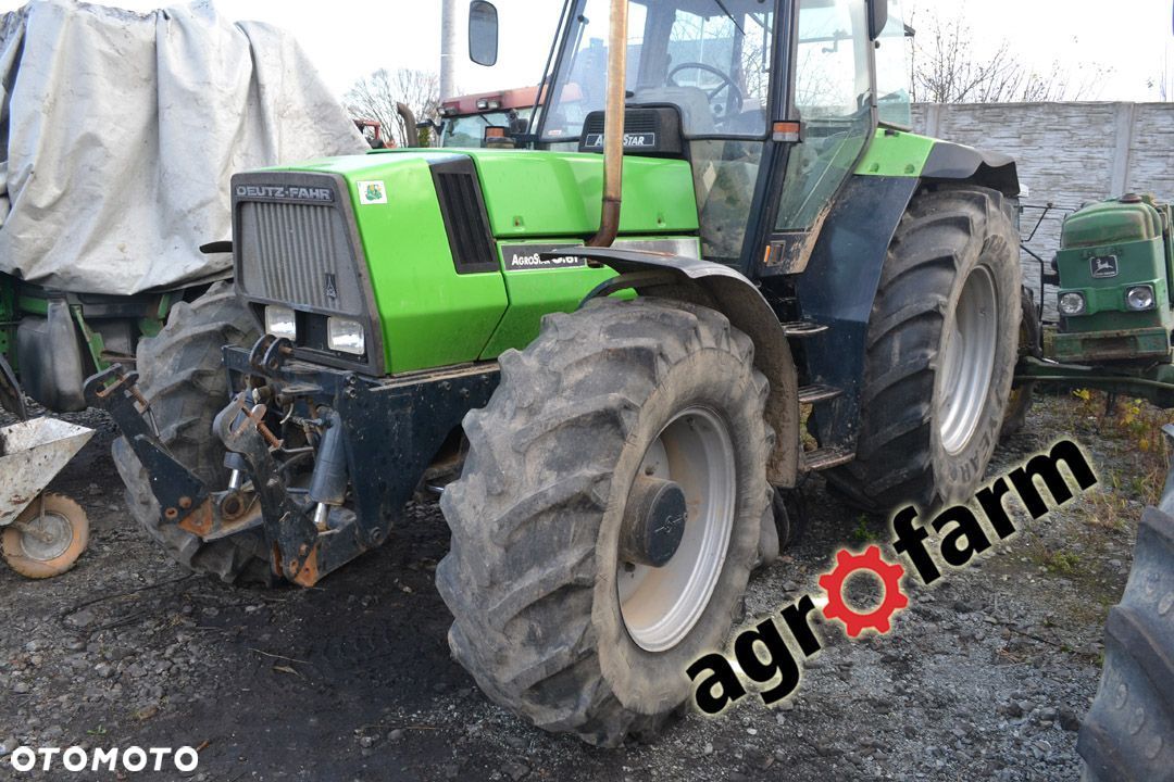 Deutz części używane Agrostar 6.81 6.61 silnik skrzynia zwolnica piast koło zwrotnica wał podnośnik - 1