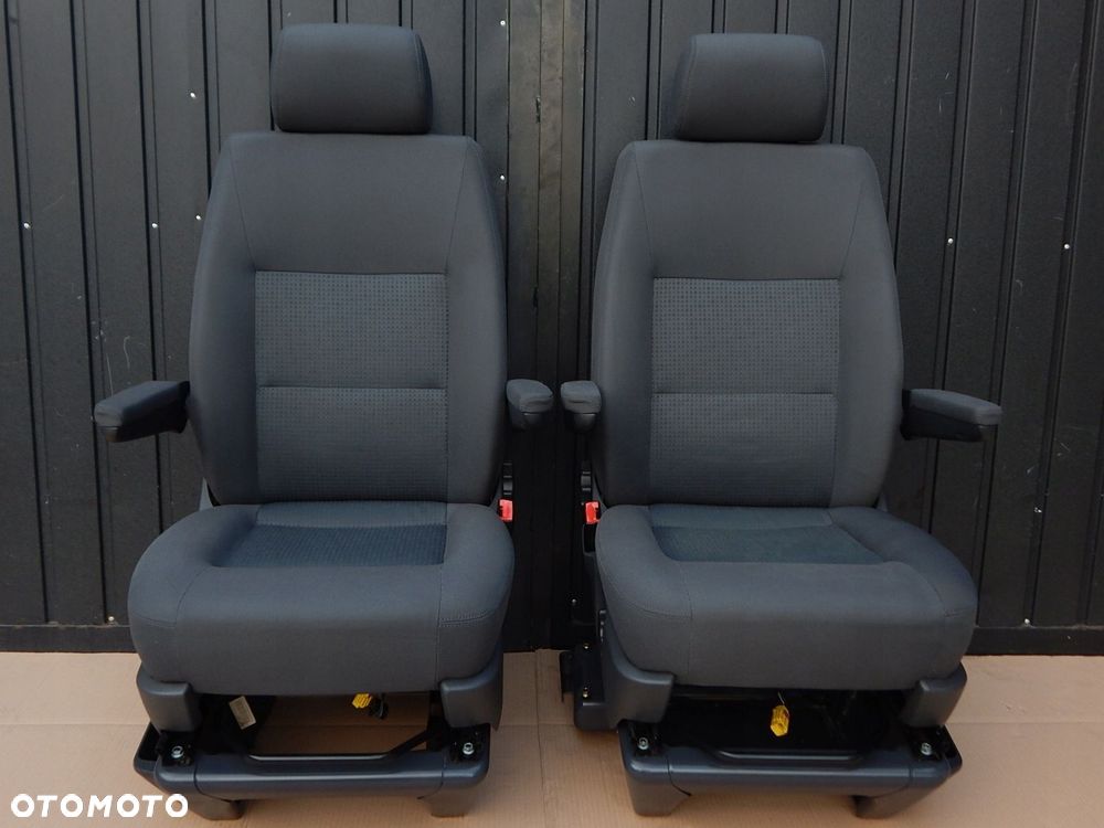vw t5 t6 multivan fotel kierowcy pasażera prawy lewy przód komplet antracyt - 1