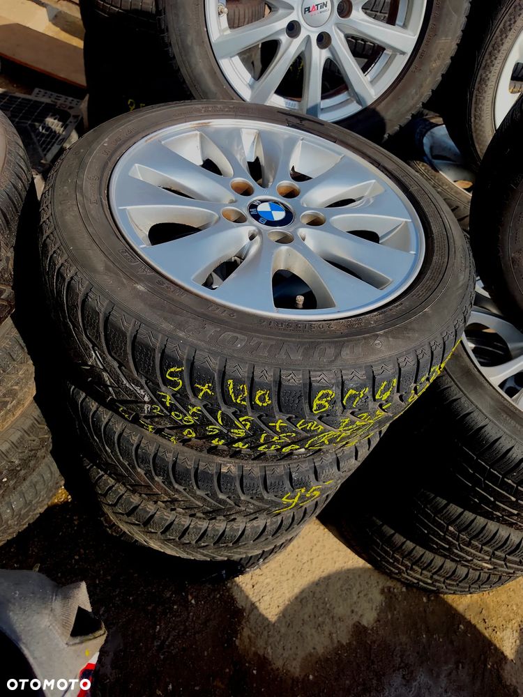 5x120 Felgi Aluminiowe Alufelgi Oryginalne 16 Koła Zimowe Zima BMW 3 SERIA E36 E46 Z3 1 E81 E87 E88 F20 5mm Legnica ALU-RAD 205/55 WZÓR STYLING 229 - 2