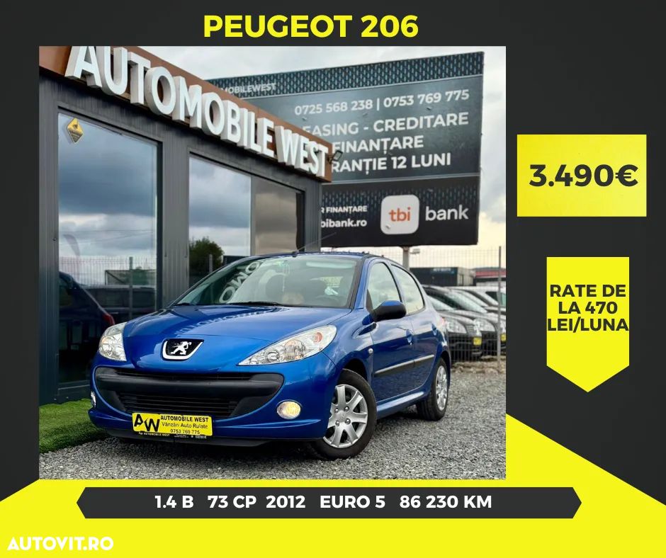 Peugeot 206 206+ 75 Urban Style