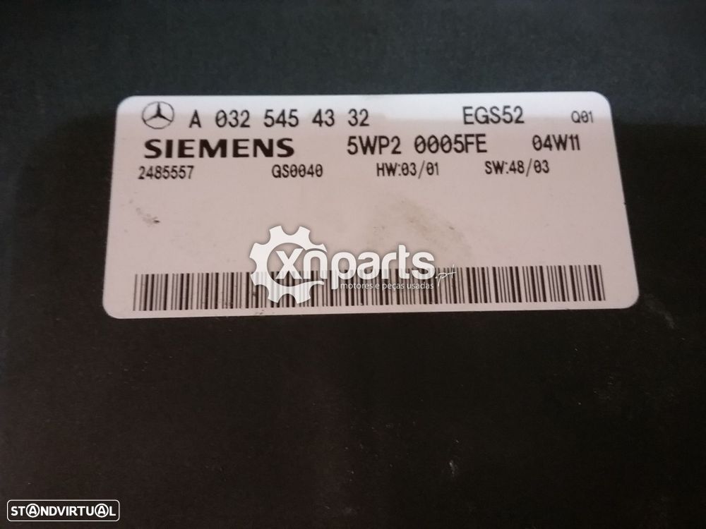 Modulo Contolo de Transmissao MERCEDES-BENZ C-CLASS (W203) C 220 CDI A0325454332 - 2