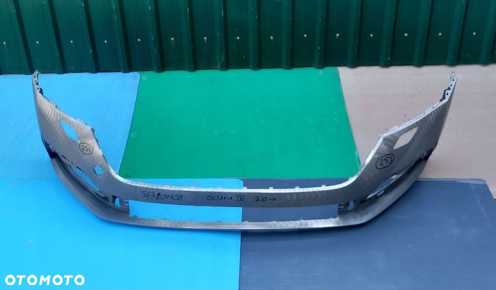 ZDERZAK PRZÓD PRZEDNI SKODA OCTAVIA IV 2020- 5E3807221 NOWY ORYGINALNY - 3