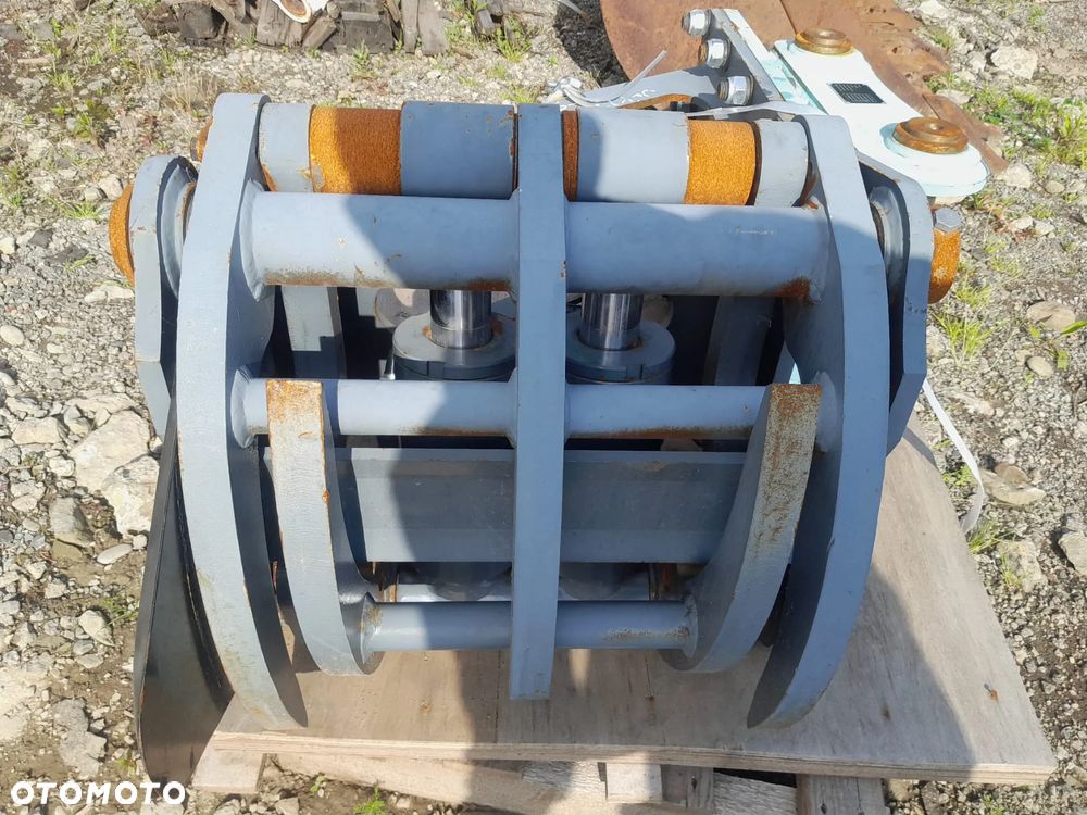 Hydrauliczna głowica ścinkowa 2 siłowniki nożyce do drzew chwytak do koparki - 7