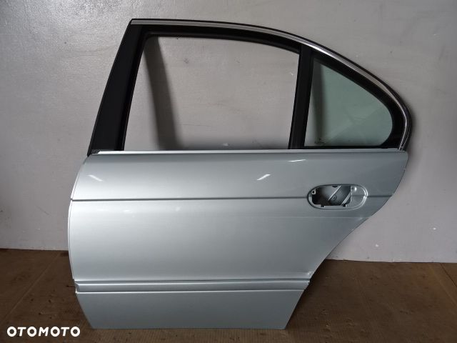 DRZWI LEWY TYŁ LEWE TYLNE BMW E39 LIFT SEDAN 00-04 LAK:GLACIERGRUEN METALLIC 334/6 NR1208 - 1
