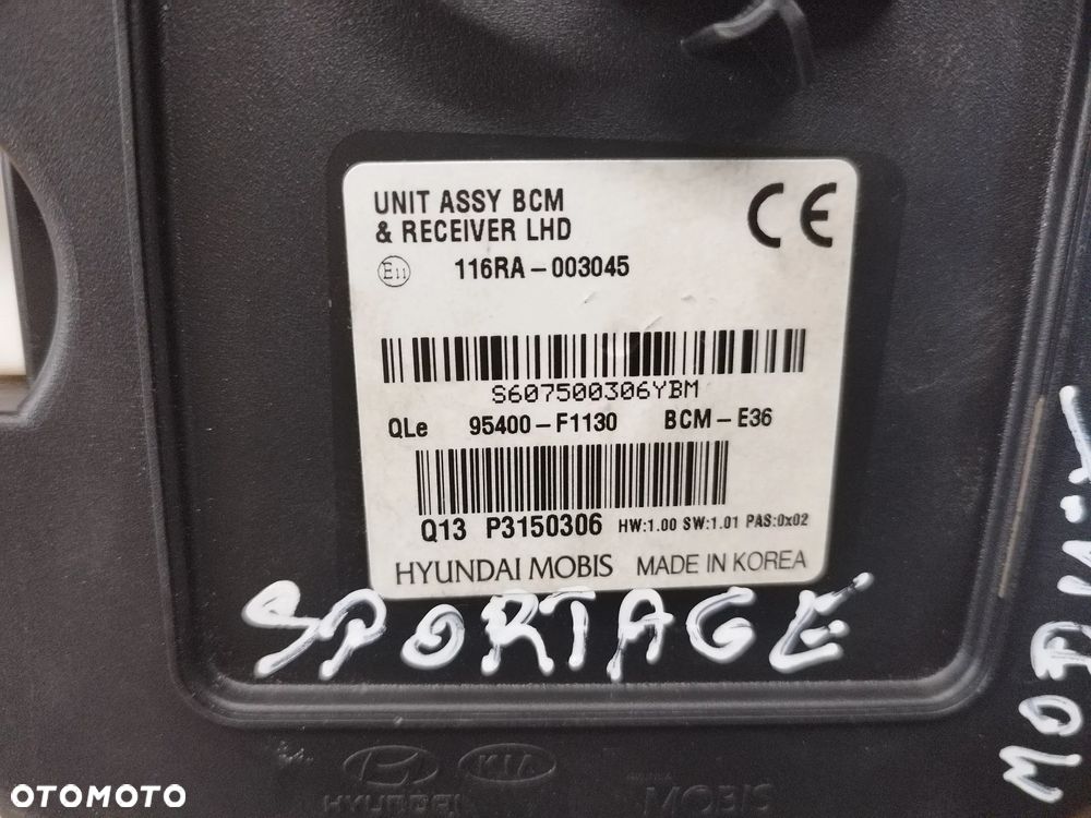 KIA SPORTAGE IV 1.7 CRD ZESTAW STARTOWY STEROWNIK SILNIKA MODUŁ - 4