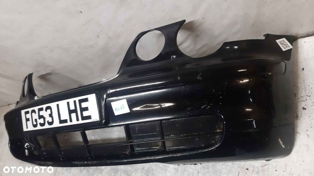 ^ ZDERZAK PRZÓD PRZEDNI DO BMW E46 3 COMPACT SCHWARZ II 2 CZARNY HALOGENY - 3