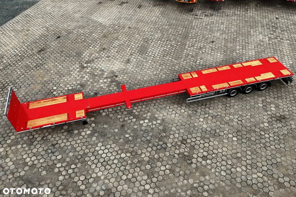 Inny PLATFORMA rozciągana pod standard siodło TELEMEGA 13.600mm + 7.500mm rozciągu, ADR EX3, kontenery, konstrukcje, maszyny - 25