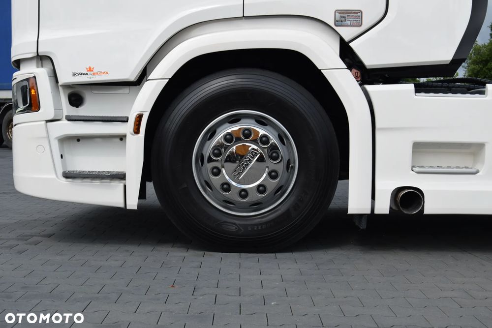 Scania 500S / FULL AIRMATIC / HYDRAULIKA / RETARDER / KLIMATYZACJA POSTOJOWA / ACC / KLIMA / 2 ZBIORNIKI PALIWA / FULL LEDY / FULL SPOILERY / SERWISOWANA / SPROWADZONA - 12