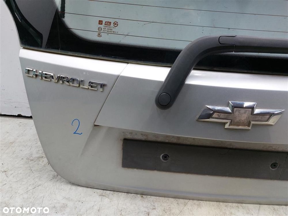 Klapa tył tylna SZYBA SILNICZEK Chevrolet Spark III 2009-2015 LAK:GAN 1LAK - 7