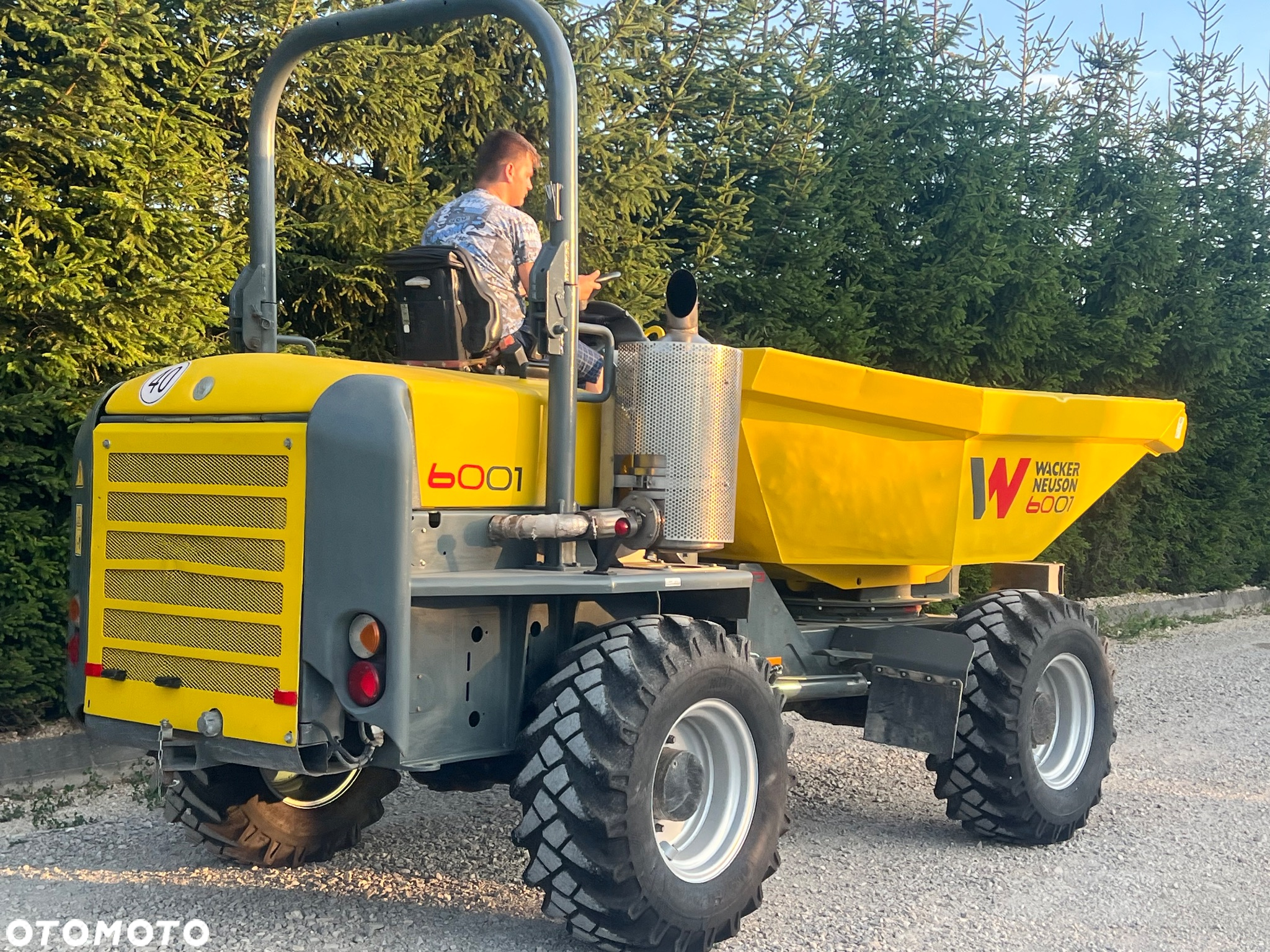 Wacker Neuson WOZIDŁO BUDOWLANE 6ton WACKER NEUSON 6001 4x4 3 4m3 obrotowa wywrotka 3 Stronna Thwaites Benford MECALAC Ausa sxr TEREX Deutz 4 cyl ST TA6s kiper taczka wysyp - 16