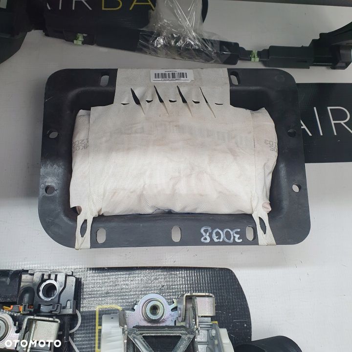PEUGEOT 3008 DESKA ROZDZIELCZA KONSOLA KOKPIT PULPIT PODUSZKI AIRBAG AIR BAG PASY KIT SET - 8