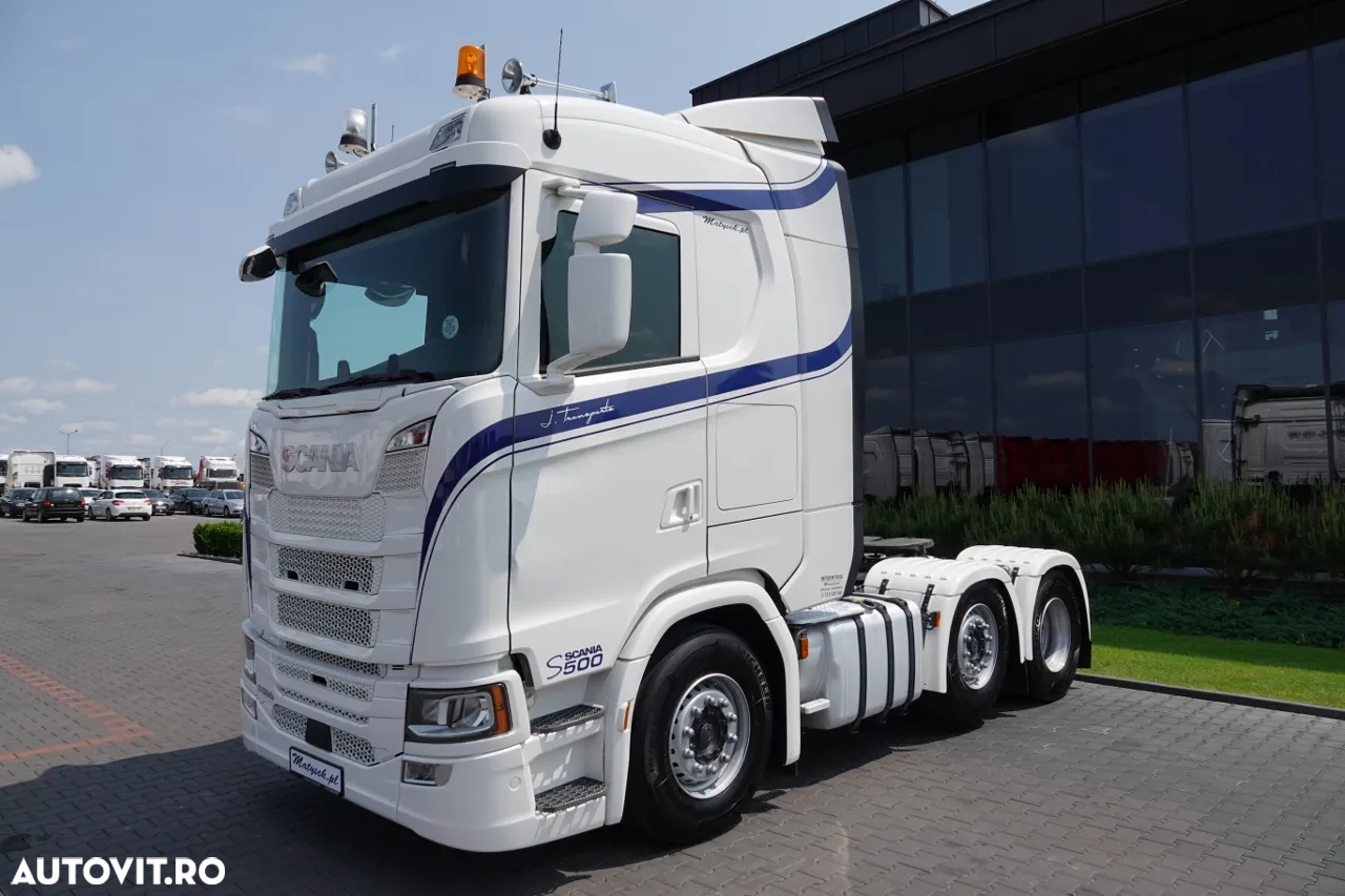 Scania S 500 / 6x2 / PUSHER / RETARDER / I-PARK COOL / FULL AIRMATIC / AXIE DE RIDICAȚIE ȘI DE DIRECȚIE / DMC 70.000 KG / OPTICRUISE + AMBRAYAGE / EURO 6 / CONTRACTUL DE SERVICE - 2