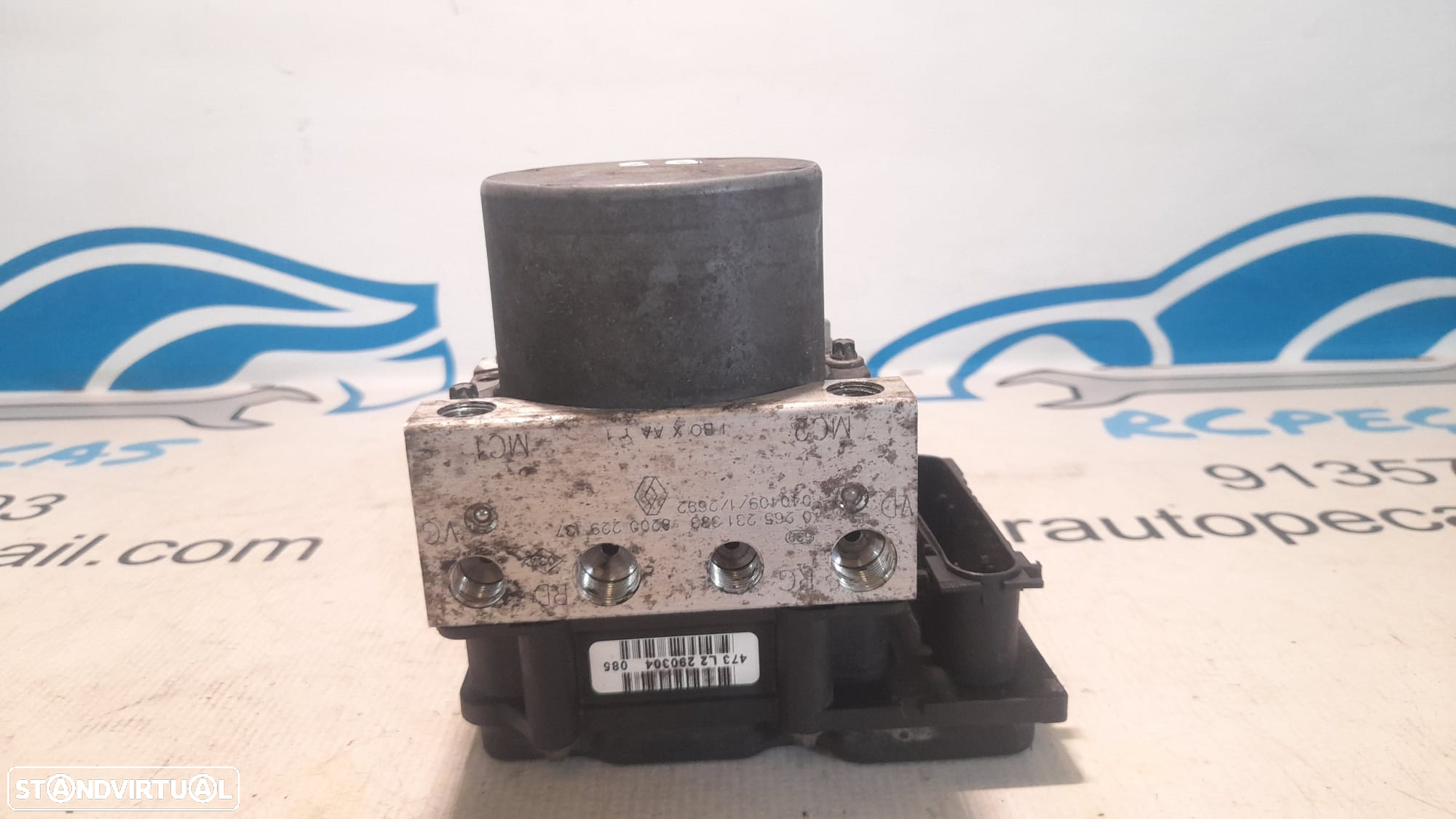 ABS MODULO BLOCO HIDRAULICO RENAULT CLIO II 2 MK2 BB CB 0265231333 8200229137 KANGOO EXPRESS FC0 FC1 KANGOO KC0 KC1 - 3