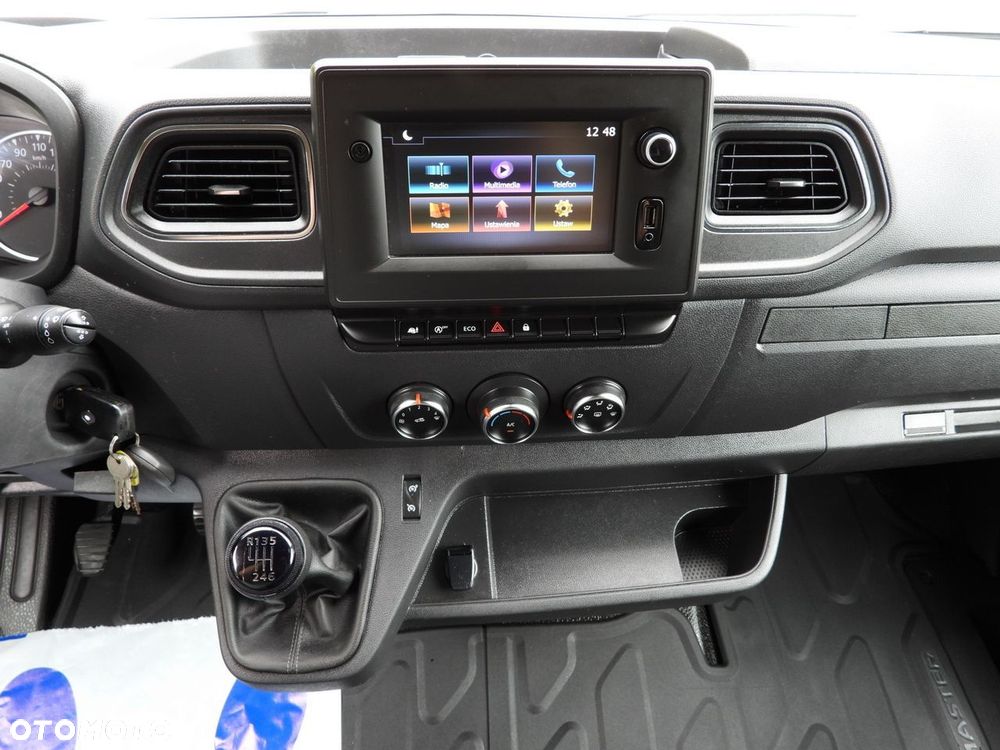 Renault MASTER PLANDEKA 10 PALET WEBASTO TEMPOMAT NAWIGACJA LEDY PNEUMATYKA KLIMATYZACJA  165KM - 34