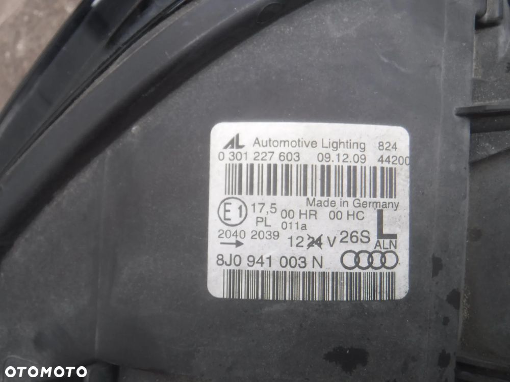 Audi TT 8J cabrio lampa przod lewa prawa 8J0941004N 8J0941003N - 6