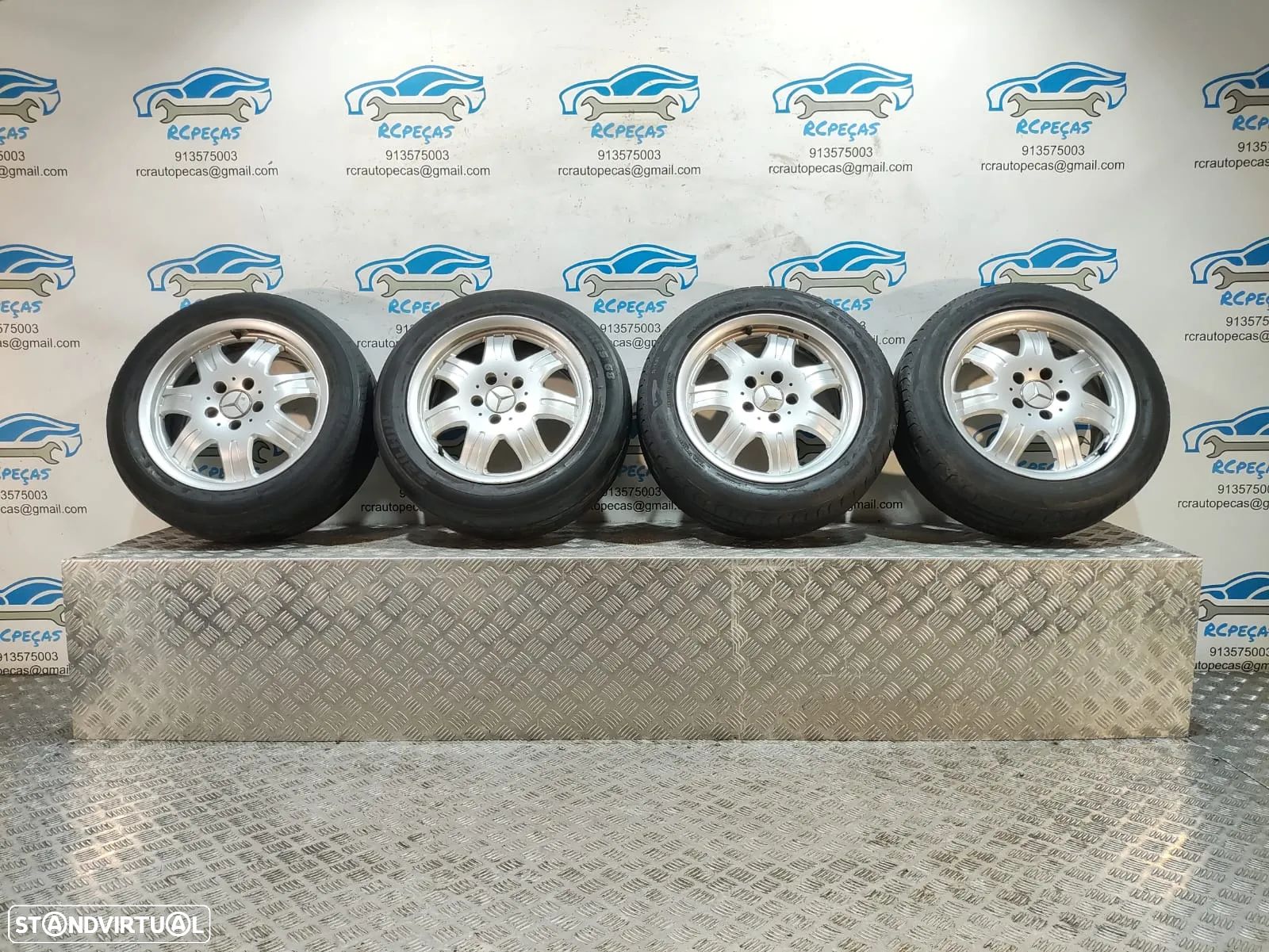 Jantes 16 Polegadas Originais Mercedes Benz - 5x112 - A1714010902 - CLK SLK R170 R171 Class C W202 W203 - 1