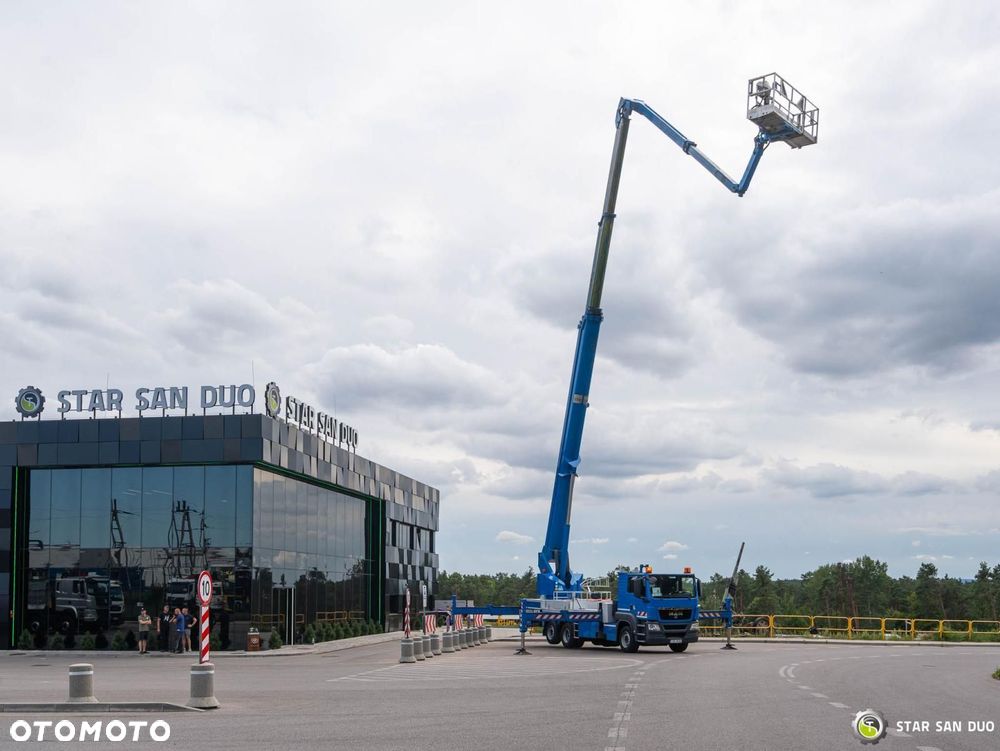 MAN TGS 26.360 6x2 Ruthmann T580 podnośnik koszowy 58 m - 7