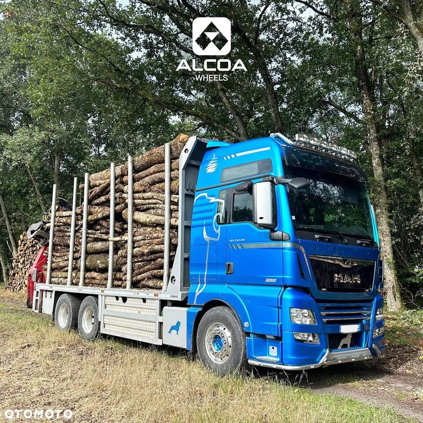 MAN / ORYGINALNE FELGI ALCOA + Kapselki GRATIS / ET120 / 22,5 x 11,75 / LVL ONE / KOSZTY FV / DOSTAWA GRATIS - 13