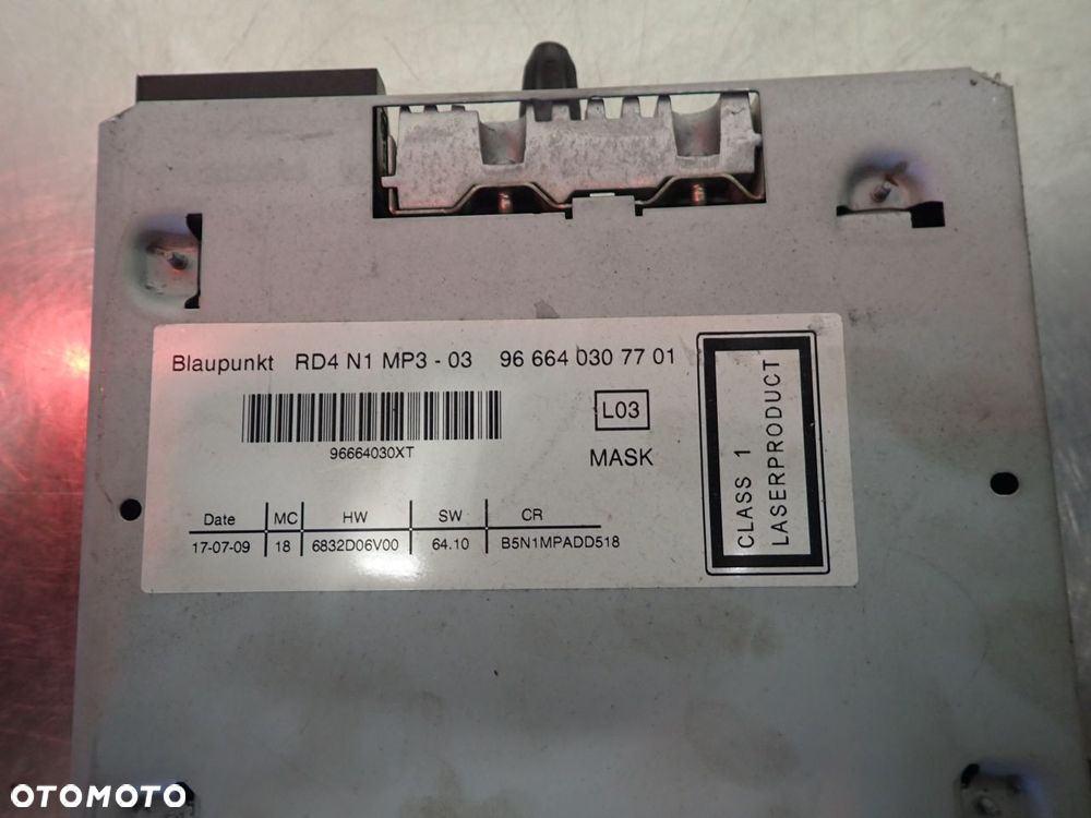 RADIO CITROEN C4 1.4 - 2