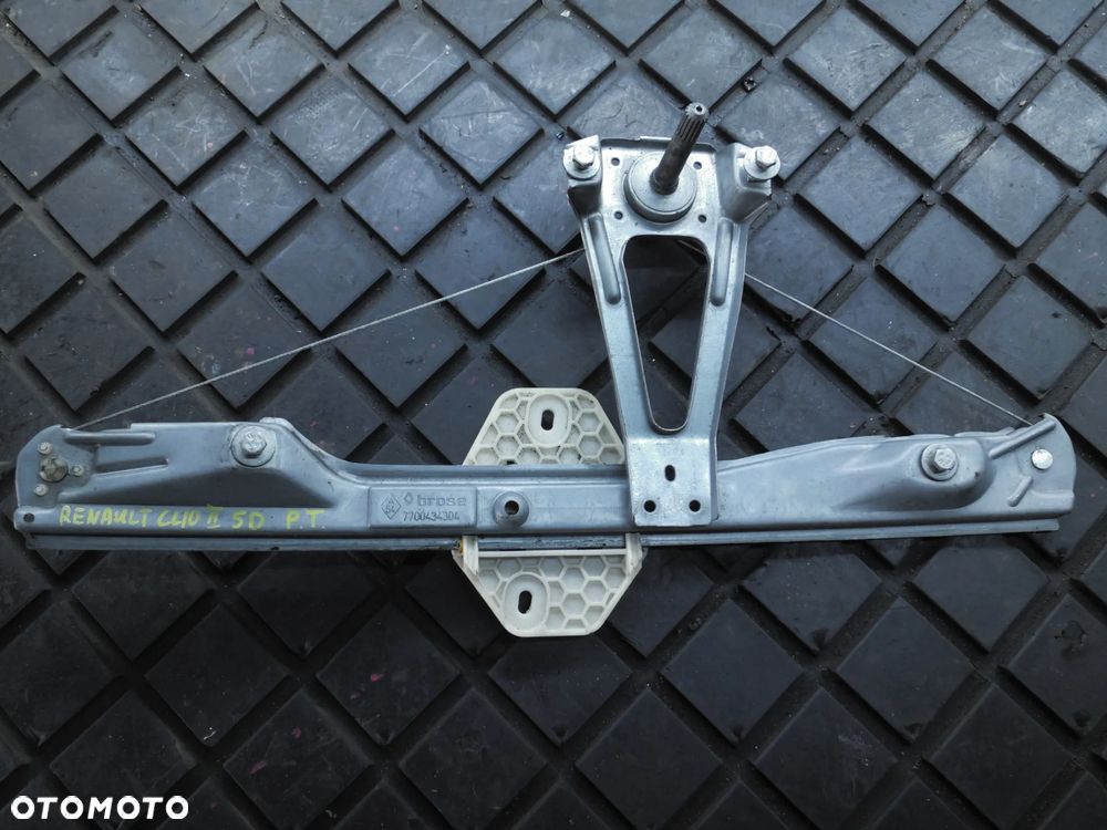 PODNOŚNIK SZYBY PRAWY TYŁ CLIO II 7700434304 POSIADAM 3 SZT - 6