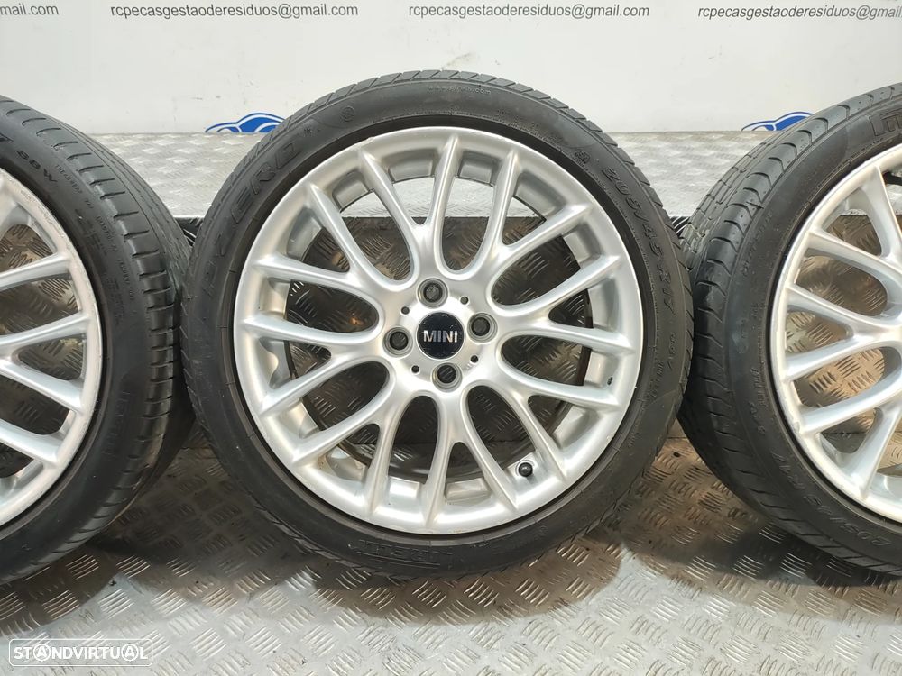 Conjunto jantes Originais 17 Cross Spoke Challenge Mini Cooper R56 John Cooper Works 7J ET48 4x100 - 5