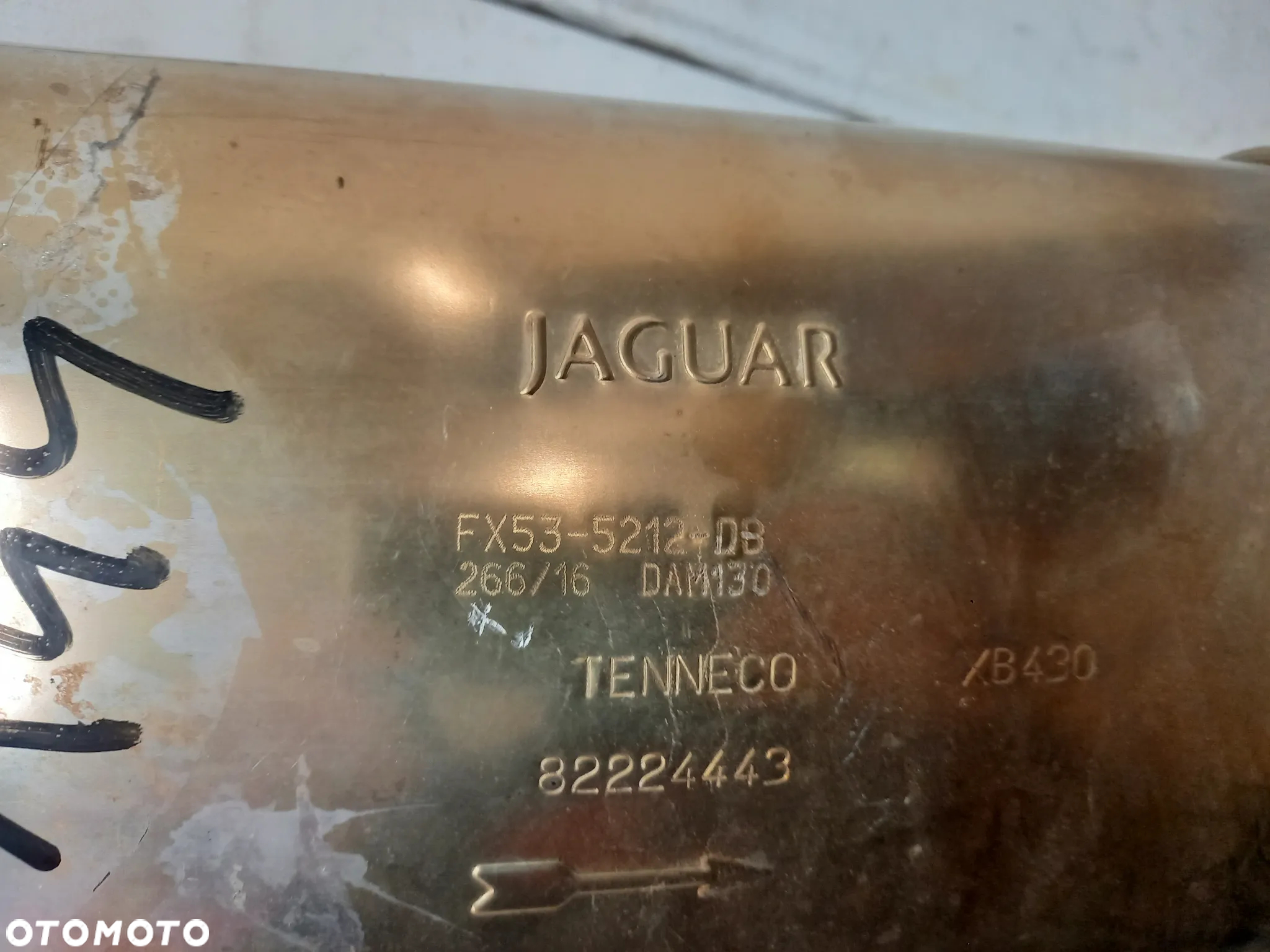 Jaguar F-Type FX53 X152 tłumik rury rura łącznik tłumika układ wydechowy wydech - 5