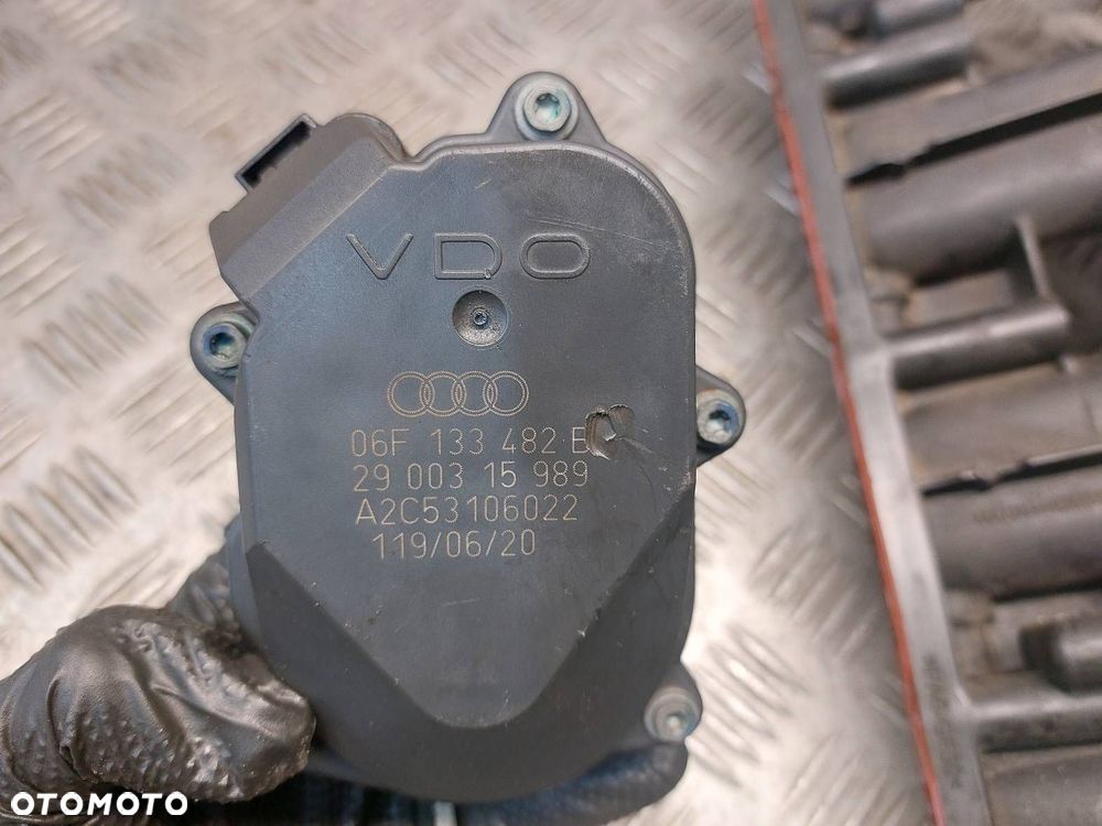 KOLEKTOR SSĄCY + NASTAWNIK VW GOLF V GTI 2.0 FSI 06F133201N 06F133482B - 3