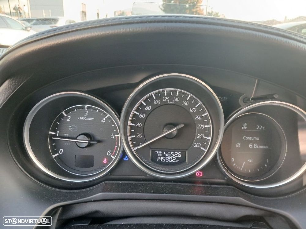 Mazda 6 M6 2.2 SKY-D Excellence PLeather White+Cruise P.+TAE+Navi - 9