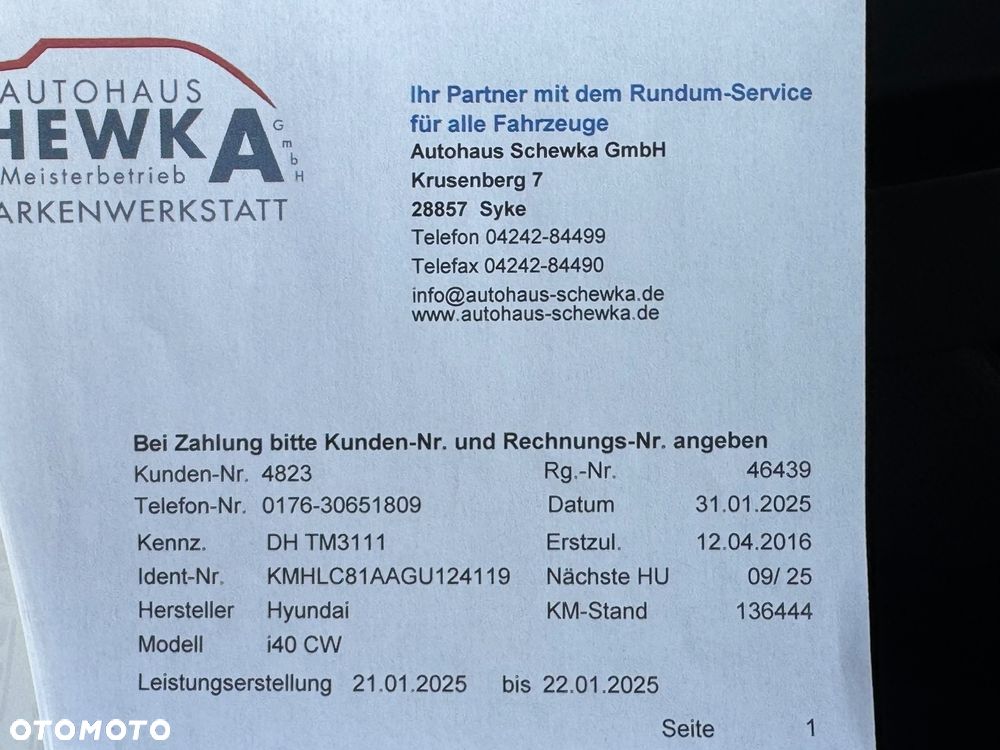 Hyundai i40 Kombi blue 1.6 Space - 31