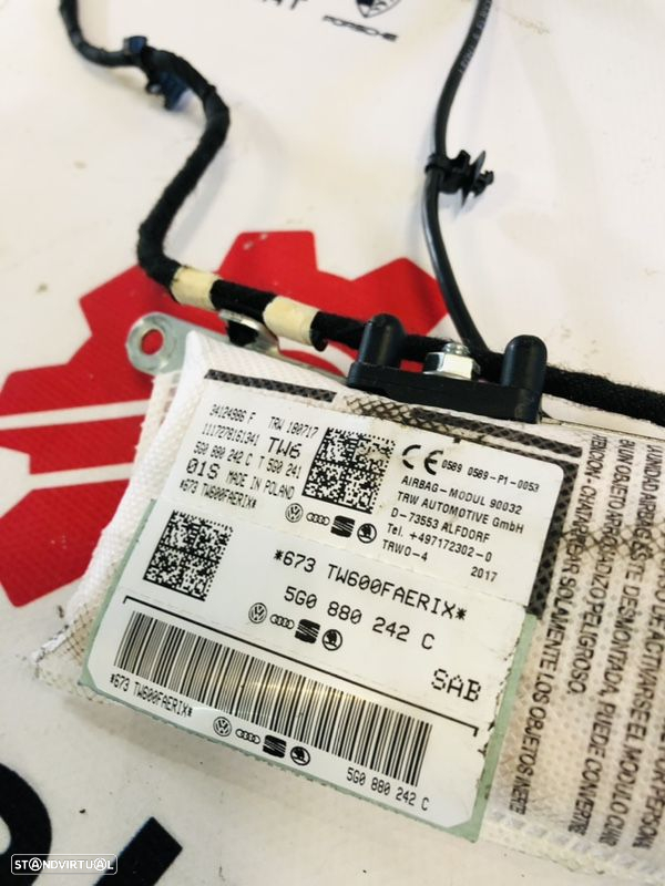 Airbag Lateral Banco VW GOLF VII/LEON 5F (2012-2019) - 2