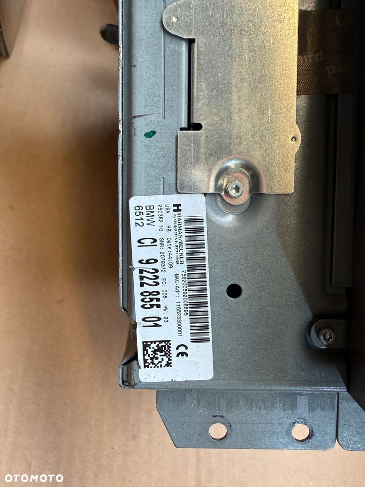 RADIO TUNER CCC x6 e71 9222855 e70 x5 x6 Duże radio - 3