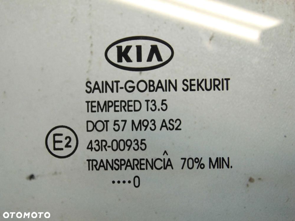 SZYBA DRZWI KIA CEED I LIFT 2010r. PRAWA PRZEDNIA ORYGINAŁ - 2