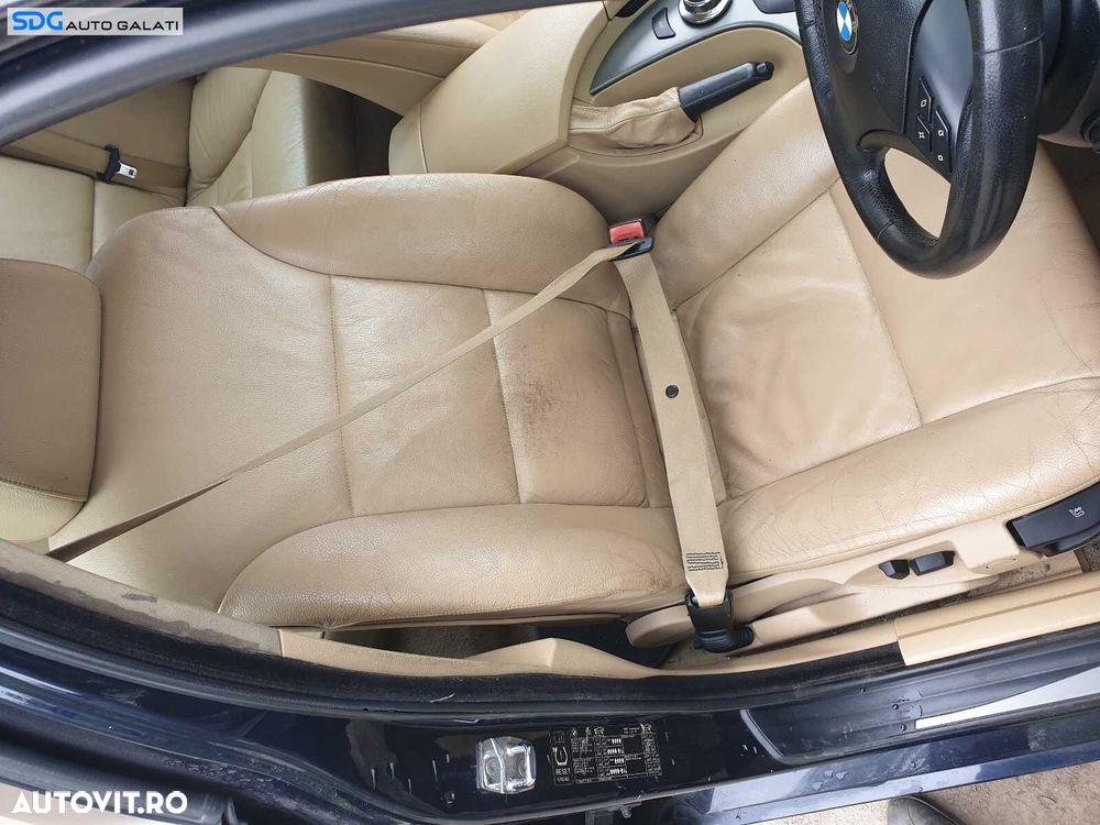 Centura Dreapta Fata Pasager Crem BMW Seria 5 E60 E61 2003 - 2010 Cod 604894200 [1676] - 1