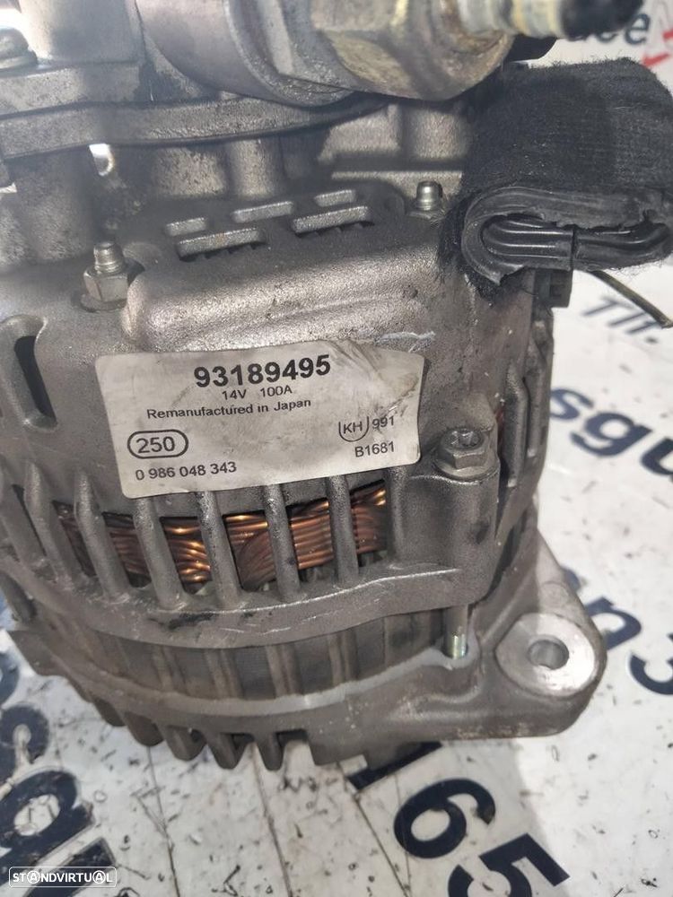 ALTERNADOR OPEL MERIVA A LIMUSINA 2003 -93189495 - 1