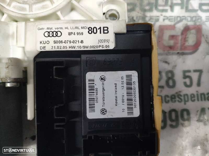 MOTOR ELEVADOR DE VIDRO TRASEIRO ESQUERDO AUDI A3 SPORTBACK 2007 - 3