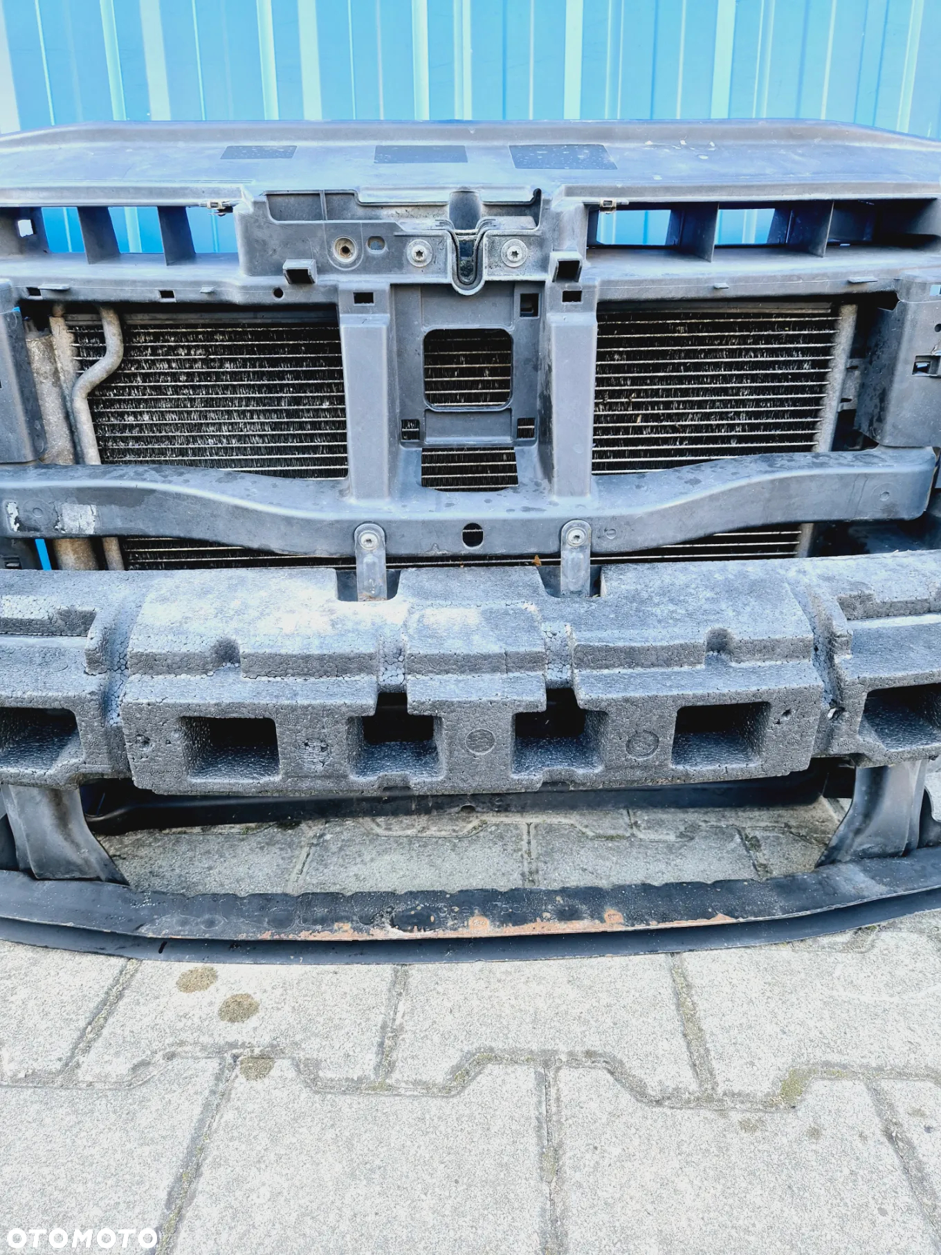 KOMPLETNY PAS PRZEDNI CHŁODNICE + BELKA ZDERZAKA + WENTYLATORY VW PASSAT B6 2.0 TDI - 8