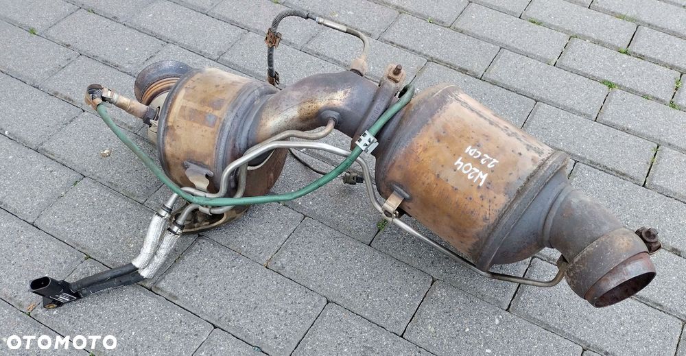 mercedes c w204 06-11 2.2 cdi katalizator filtr dpf a2124901492 a2044905736 - 5