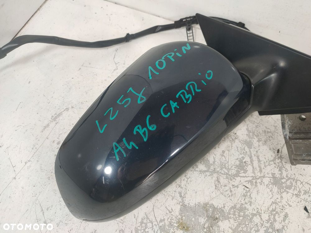 lusterko lewe audi a4 b6 lz5j cabrio 10 pin - 2