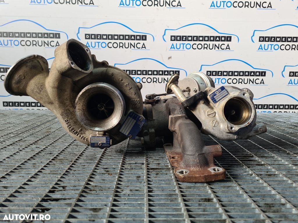 Turbo Volvo XC60 2.4 D 2008 - 2013 215CP D5244T11 Euro5 (848) BITURBO CU ACTUATOR ... - 1