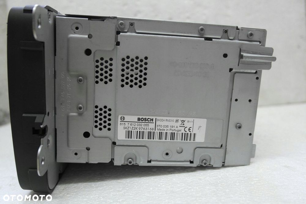 nawigacja rns310 amundsen skoda radio cd z kodem + antena - 6