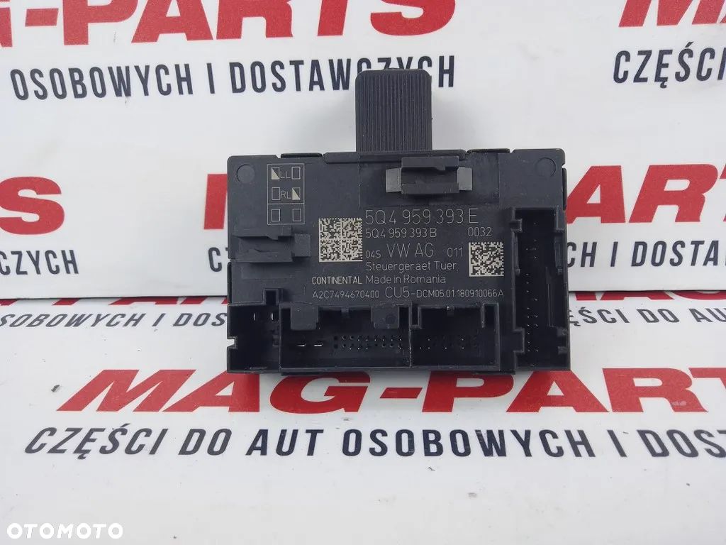 Moduł Drzwi Przedni Lewy Przód Vw Golf VII Seat Leon III 5F0 5Q4959393E - 1