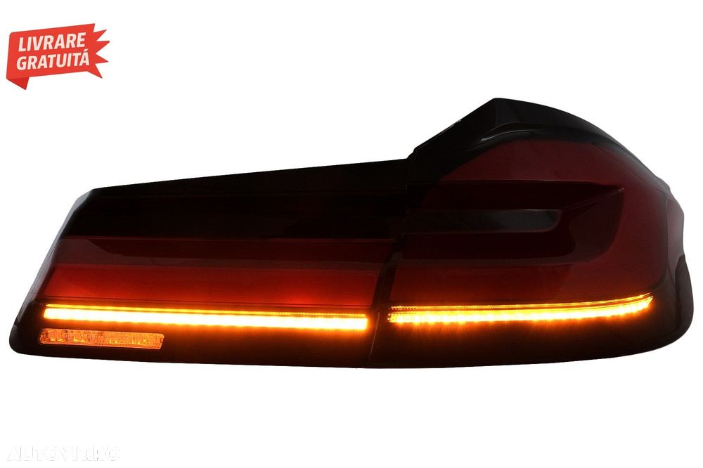 Stopuri Full LED BMW Seria 5 G30 Sedan (2017-2019) LCI Design LED Static- livrare gratuita - 6