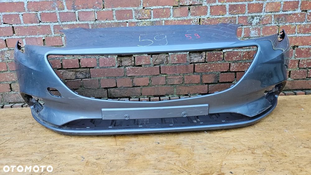 Opel Corsa E 2014- Zderzak przód Zderzak przedni 39003567 ORYGNIAŁ nie naprawiany nie spawany - 2