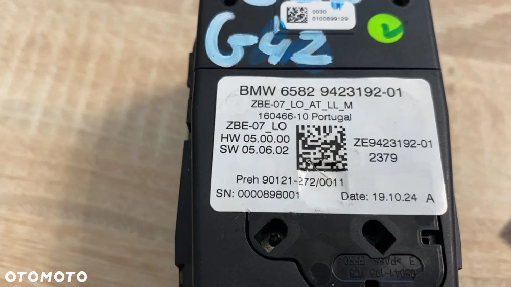 BMW 3 G20 G21 KONTROLER TOUCHPAD IDRIVE 9423192 - 2