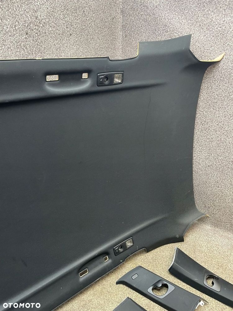 Podsufitka lampki lampka slupki raczki BMW E70 X5 Mpakiet Sport czarna BDB - 5