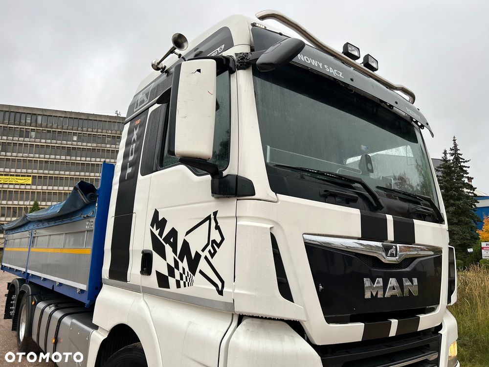 MAN TGX Tandem 1m burty TOP KOMPLET / ALUFELGI / zarejestrowany gotowy do pracy / przyczepa 18t / FULL OPCJA / 26.420 26.460 26.500 26.400 26.440 26.480 26.510 460 500 - 19